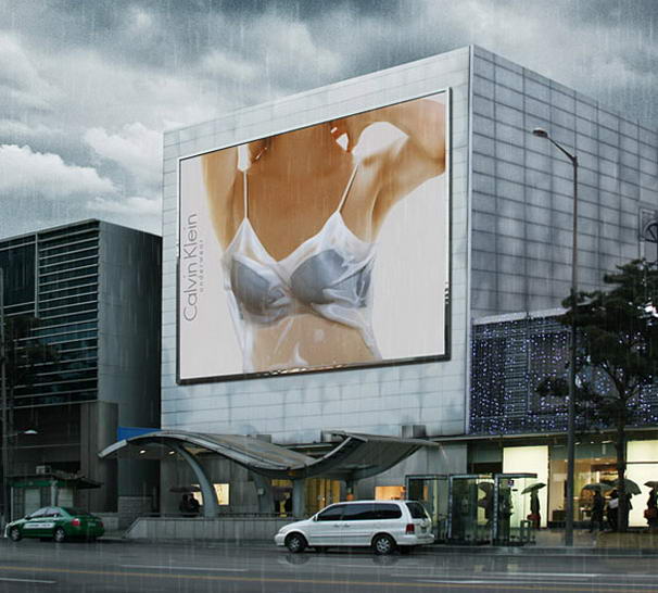 Calvin Klein Underwear - 3D Billboard Ads