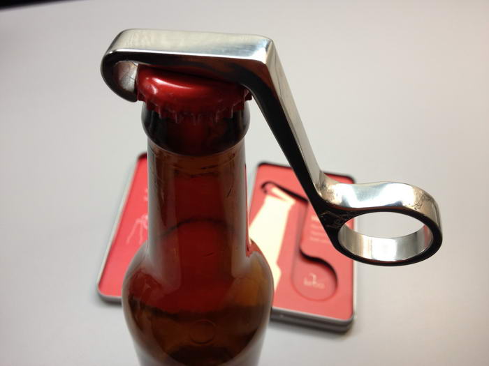  GrabOpener : One-handed Bottle Opener (Red): Home & Kitchen